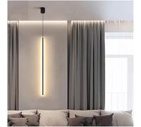 Pendre à LED industriel, Light Linear Tube Light Light moderne lampe de suspension minimaliste moderne pour le lustre d'éclairage de lustre de chambre à coucher (Couleur: Lumière neutre -4000K,