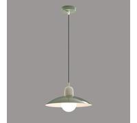 Pendre de Grange Moderne du Milieu du siècle, lumière Nordique de Plafond Vert, Ombre en métal, Grand Lustre de la Ferme Industrielle pour îlot de Cuisine, évier, Salle à Manger, Table de