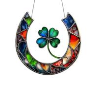 Pendre de trèfle de Quatre Feuilles - Ornement 2D, décoration de Ferme Rustique Acrylique | Art Mural de Cuisine de Jardin, Conception de Coupe Plate à intérieur Suspendu extérieur, finiti