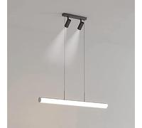Pendre de Tube de 100 cm de Long avec des projecteurs Long Strip 3 Redatage LED Chandelier pour Salle à Manger minimalisme Boutique décorat Lights Suspendus pour la Cuisine de la Cuisine, Ajustement