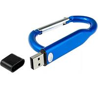 PENDRIVE CLAVETTE USB 3.0 CROCHET 32 64 128 256 GB MEMORIA A09 (Bleu, 32 Go)