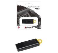 Pendrive Drive Flash USB Kingston DataTraveler Exodia DTX 128 Go USB 3.2 JAUNE