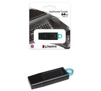 Pendrive Drive Flash USB Kingston DataTraveler Exodia DTX 64GB USB 3.2 CÉLESTE