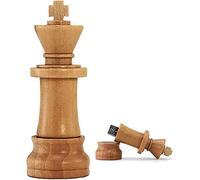 PENDRIVE USB 3.0 CLAVETTE ROI ÉCHANDS EN BOIS 32 64 128 256 GB FLASH DRIVE MEMORIA A03 (32 Go)