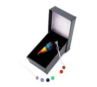 Pendule 7 chakras en pierres précieuses 7 chakras dans une boîte cadeau | Métaphysique ésotérisme sorcellerie
