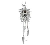 Pendule à coucou à quartz 5 feuilles, tête de cerf