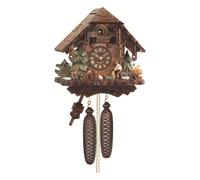 Pendule à coucou Maison de la Forêt-Noire avec bûcheron mobile