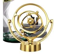 Pendule À Mouvement Perpétuel Orbite Céleste - Fil De Fer PC Magnétique 23,5x10,5 Cm | Jouet Éducatif De Physique, Mécanique, Science | Ornement De Globe De Modèle De Bureau Rotatif Pour La Décoration