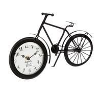Paris Prix - Pendule à poser "Vélo" 28 cm - Noir
