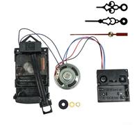 Pendule à quartz avec boîte à musique Kit de réparation d'horloge à faire soi-même comprenant 3 aiguilles d'horloge et le matériel d'installation pour la maison et les espaces de travail (B)