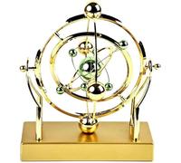 Pendule Berceau Perpetuum Mobile Cool Bureau Jouet, Perpetuum Mobile Pendule avec Orbite Céleste, Décoration créative Rotative de la Maison, Gadgets de bureau, Cadeaux pour professeur de physique