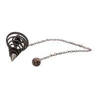 Pendule conique d'exploration en métal pour divination et pratique spirituelle (bronze)