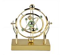 Pendule de mouvement perpétuel à orbite céleste, sculpture d'art machine à mouvement perpétuel de Newton, crèche de Newton, décor de bureau pour bureau, maison, cadeau pour les amoureux de
