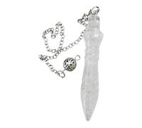 Pendule de Thot en pierres naturelles (gravés ou non) (cristal de roche gravé)