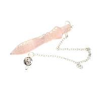 Pendule de Thot en pierres naturelles (gravés ou non) (quartz rose gravé)