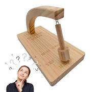 Pendule décideur - Pendule Swing Decision Maker | Planche à pendentif pour une décision sans effort | Jeu de pendule magnétique pour adultes | Pendule balançoire en bois pour chambre à coucher, bureau