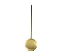 Pendule d'horloge murale en laiton doré de rechange pour réparation de mouvement à quartz, accessoires de tige pivotante en métal brillant en 150 mm et 220 mm de longueur (longueur 220 mm)