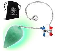 Pendule Divinatoire de Radiesthésie en AVENTURINE | Pierre de la Confiance en Soi & de l'Apaisement [ É]