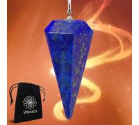 Pendule Divinatoire de Radiesthésie en Pierre de LAPIS-LAZULI [ É]