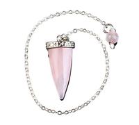 Pendule divinatoire en Quartz rose