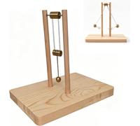 Pendule Double du Chaos en Bois, Décoration De Bureau, Modèle De Démonstration Physique, Bois Massif, À Monter Soi-même, Cadeau Esthétique Unique pour Un Ami