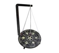 Pendule en bois - Pendule décoratif - Support de pendule en bois - Support de pendule pour salle de méditation - Multi-usage - Support de collier pour salle de yoga, cartes de tarot, cristaux, outils