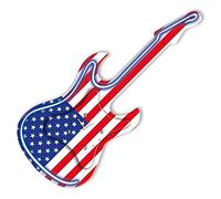 Pendule en forme guitare neon Etats-Unis