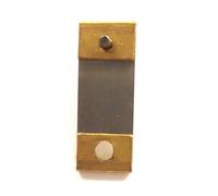 Pendule en métal à suspension à ressort - Pièce de rechange pour horloges mécaniques anciennes - Mécanisme à quartz - Compatible avec le mouvement central (21 x 8 mm)