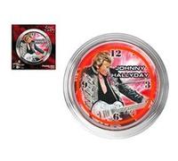 Pendule Johnny Hallyday Neon Rouge Rouge G