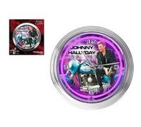 Pendule Johnny Hallyday Neon Violet G
