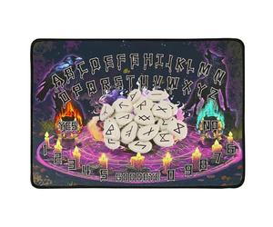Pendule Junta - Pendule de Divination Tapis de Pendule pour la Lecture du Tarot | Outil de Divination, de Pendule en Caoutchouc, Design carré, Accessoires de développement psychique, lectur