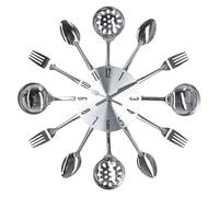 Pendule métal ustensiles ø38cm