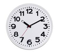 Eurotime Horloge murale 82321 à quartz blanc