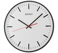 Pendule murale silencieuse Seiko trotteuse rouge