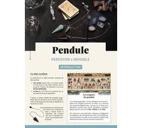 Pendule - Percevoir l'invisible - Céleste Gustin - Merci Les Livres - broché - Guide