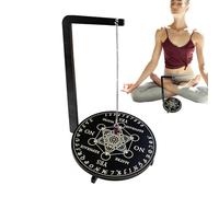 Pendule spirituel - Plateforme d' en bois | Équipement de sorcière verticale pour la méditation, le nettoyage de l'aura, les pratiques de divination et l'arrangement spatial