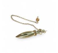 Pendule Thot ouvrable en métal Réceptacle d’intentions sacrées (doré)