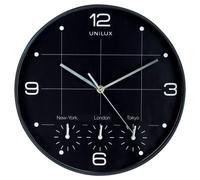 Pendule Unilux On Time noir