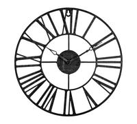 Atmosphera – Horloge murale Vintage – métal D37 cm – Noir