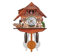 Pendules à coucou - Bois de Forêt-Noire, horloge murale traditionnelle, montre mécanique | Mouvement précis Durable, Design complexe, décoration de maison élégante, Accent améliore le salon, le couloi
