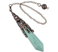 Pendules en cristal pour radiesthésie de divination Cristaux et pierres pour équilibrer les chakras et cadeau spirituel Outils de divination