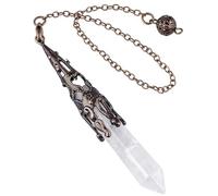 Pendules en cristal pour radiesthésie de divination Cristaux et pierres pour équilibrer les chakras et cadeau spirituel Outils de divination, F