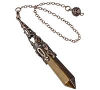 Pendules en cristal pour radiesthésie de divination Cristaux et pierres pour équilibrer les chakras et cadeau spirituel Outils de divination