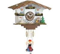 Pendulette en miniature de la Forêt Noire - Kuckulino - TU 2021 SQ - Noir, Multicolore - Bois