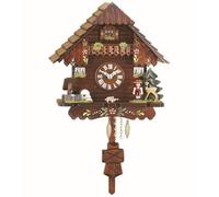 Pendulette en miniature de la Forêt Noire - Kuckulino - TU 2037 PQ - Noir - Marron - Horloge