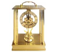 Pendulette squelette dorée Bayard