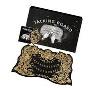 Pendums Board avec Planchette Divination Skull Spirit Wooden Talking Game for Tentes Adults Birthday Party Wood Board Game