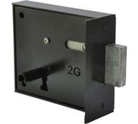 Serrure en applique - pêne dormant seul - axe 60 mm - gauche BOURG INDUSTRIES