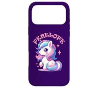 Penelope Adorable Motif Licorne pour Fille avec nom Penelope Coque pour iPhone 17 Pro Max