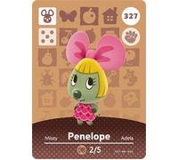 Penelope - Carte Nintendo Animal Crossing Happy Home Designer Series 4 Amiibo - 327